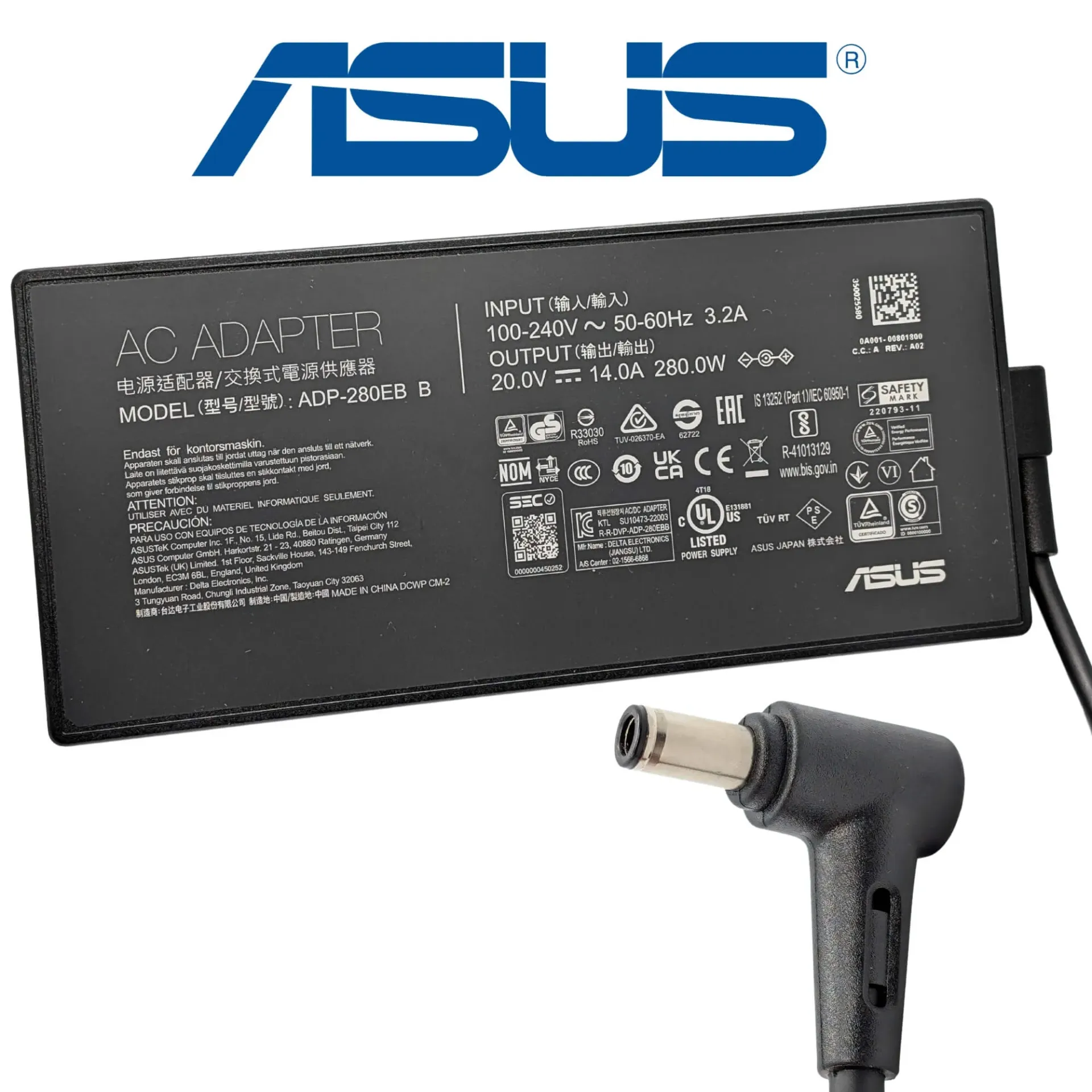 [CAS286] Asus 280W, 20V 14A, 6PHI