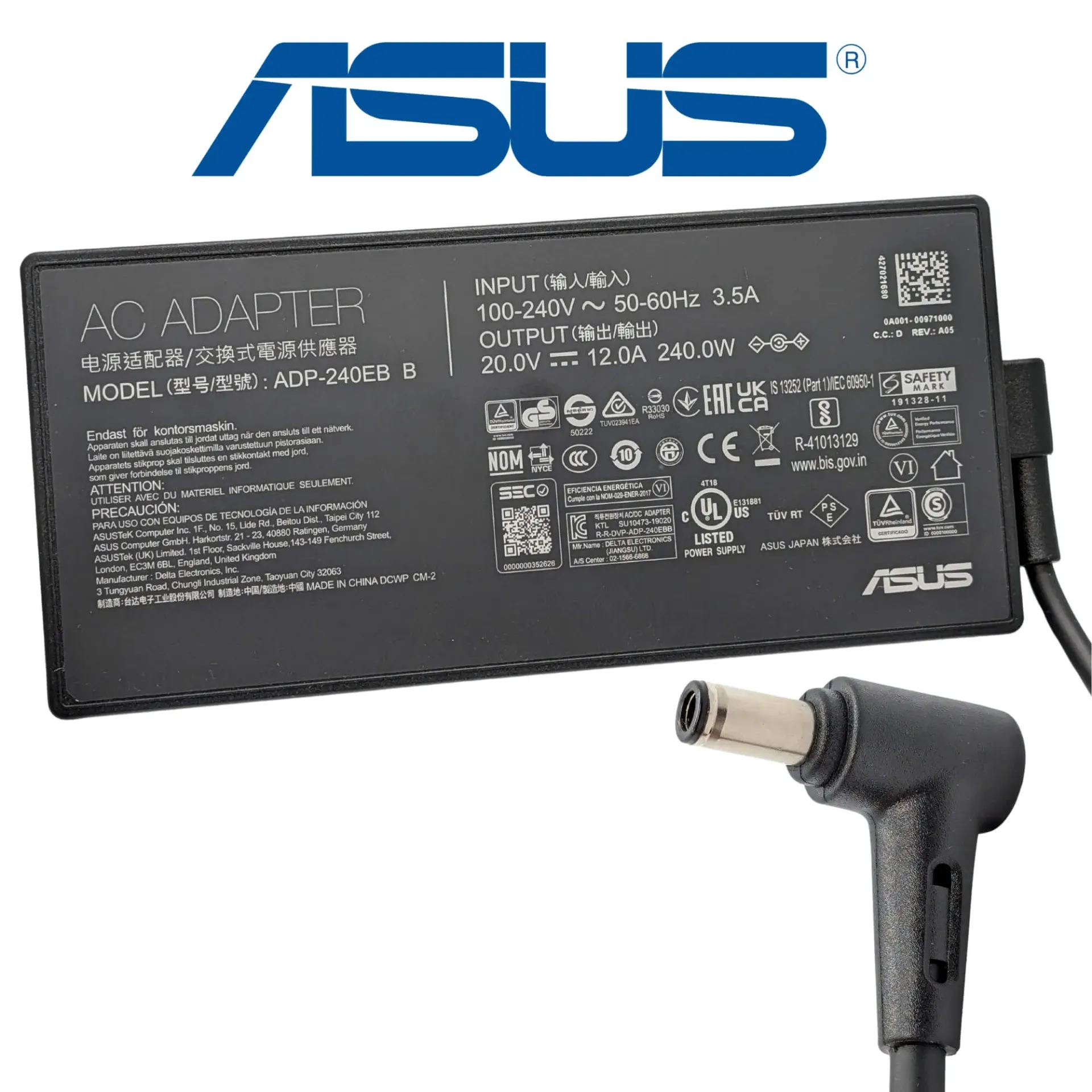 [CAS246] Asus 240W, 20V 12A, 6PHI