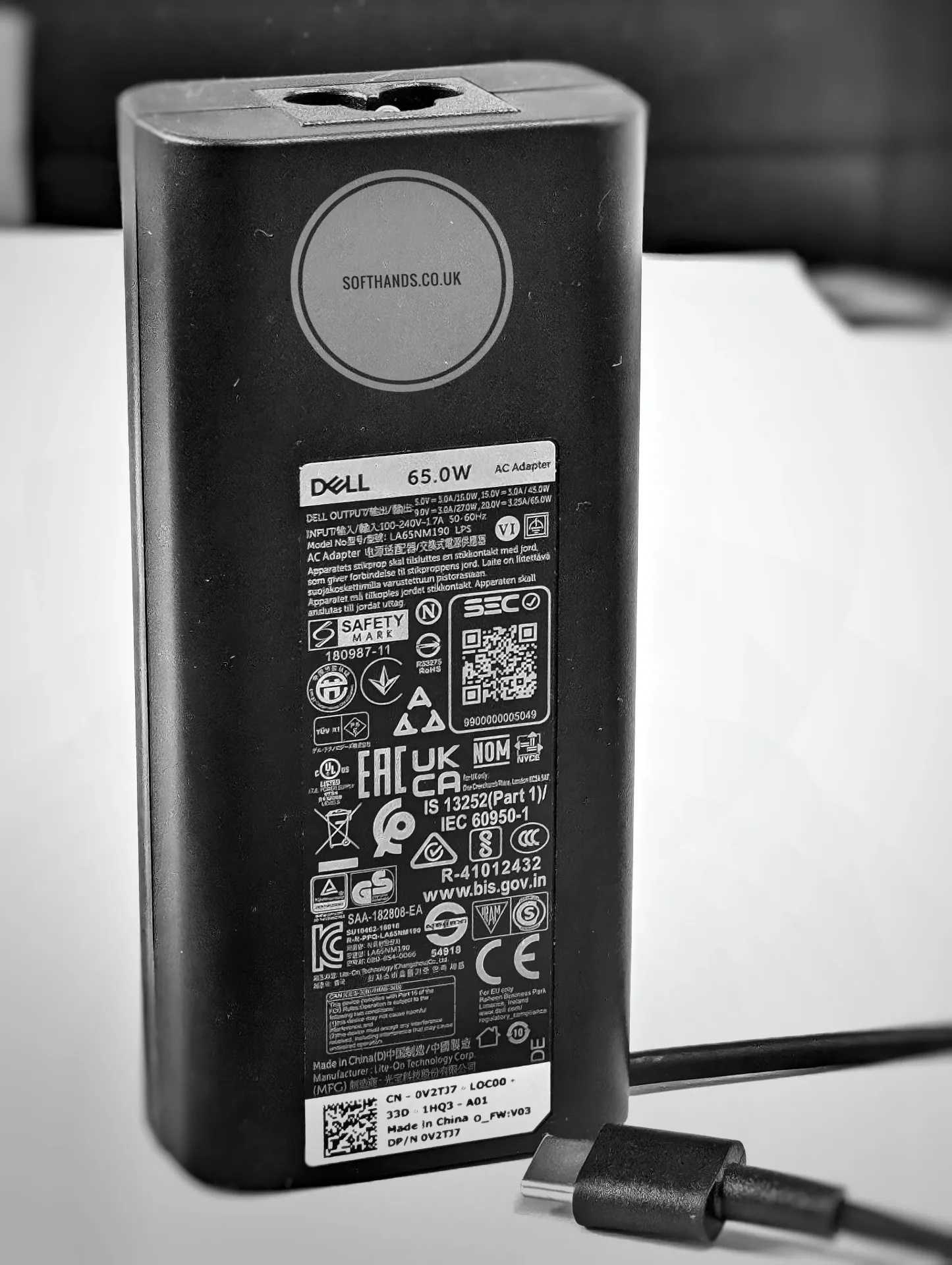 [CD6C] Dell 20V 3.25A, 65W, PD, 0723JG