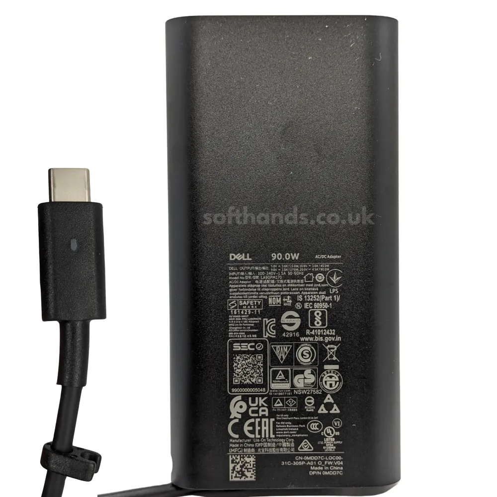 Dell 90W USB-C Adapter, PD, 0MDD7C