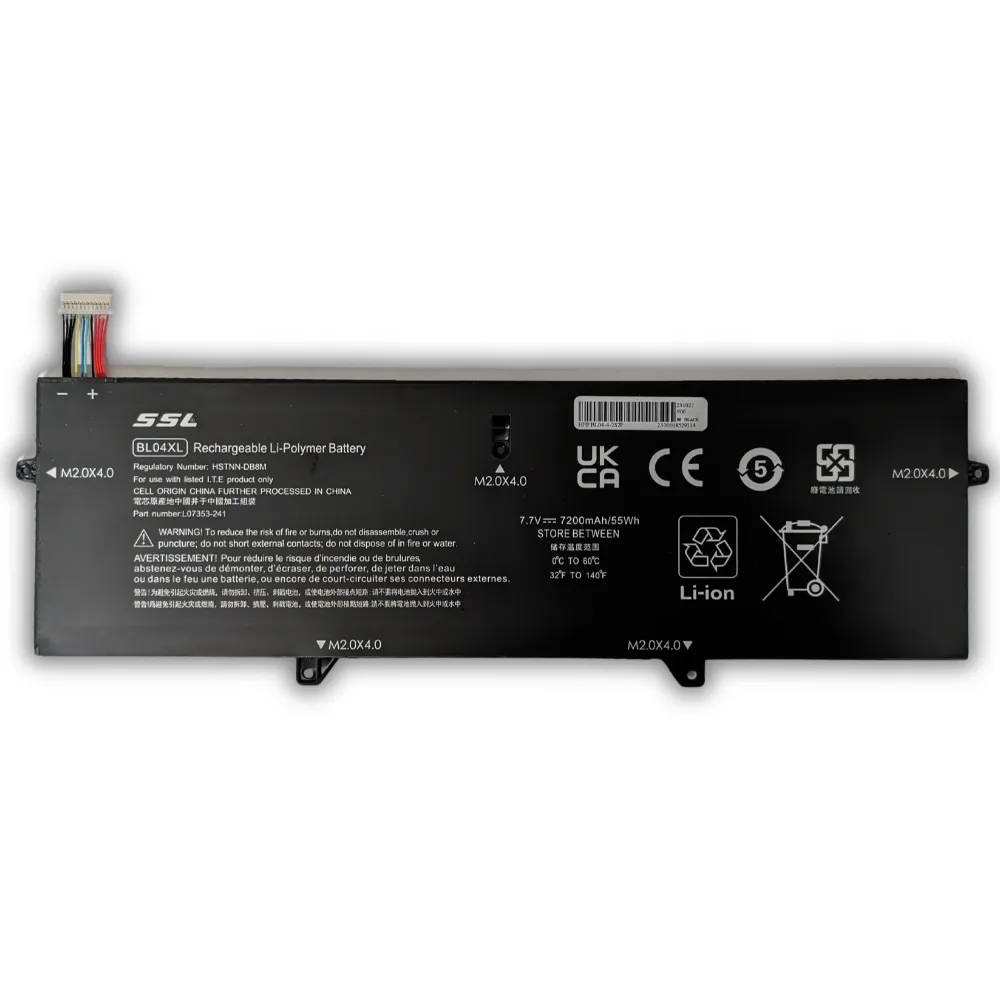 [BL04] EliteBook X360 1040 G5 G6, 7.7V, 55Wh, BL04XL