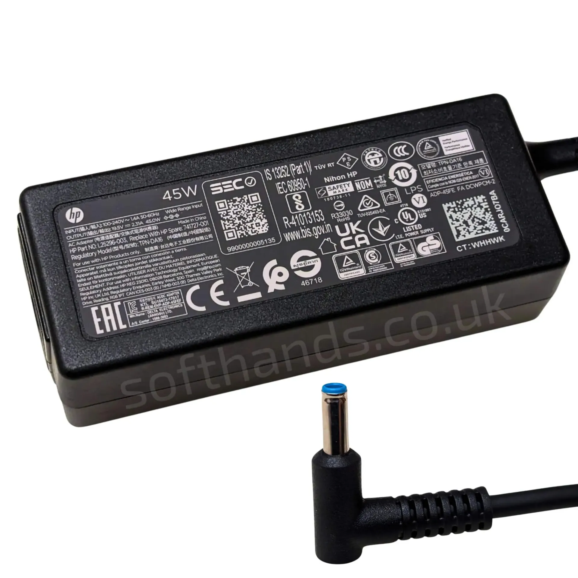 [CH44] HP 45W, 19V 2.37A, 4.5mm, 741727-001