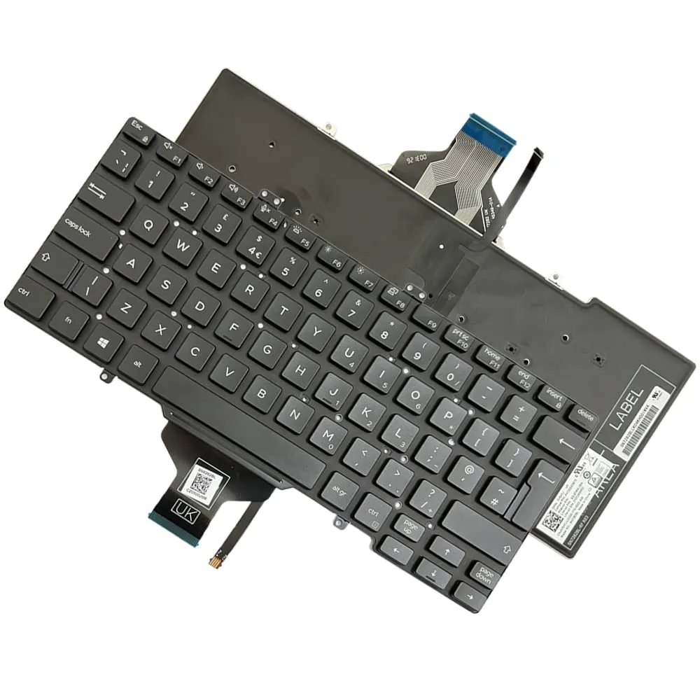 Latitude 5400 7400 Single Point Backlit UK Keyboard, V5H1J