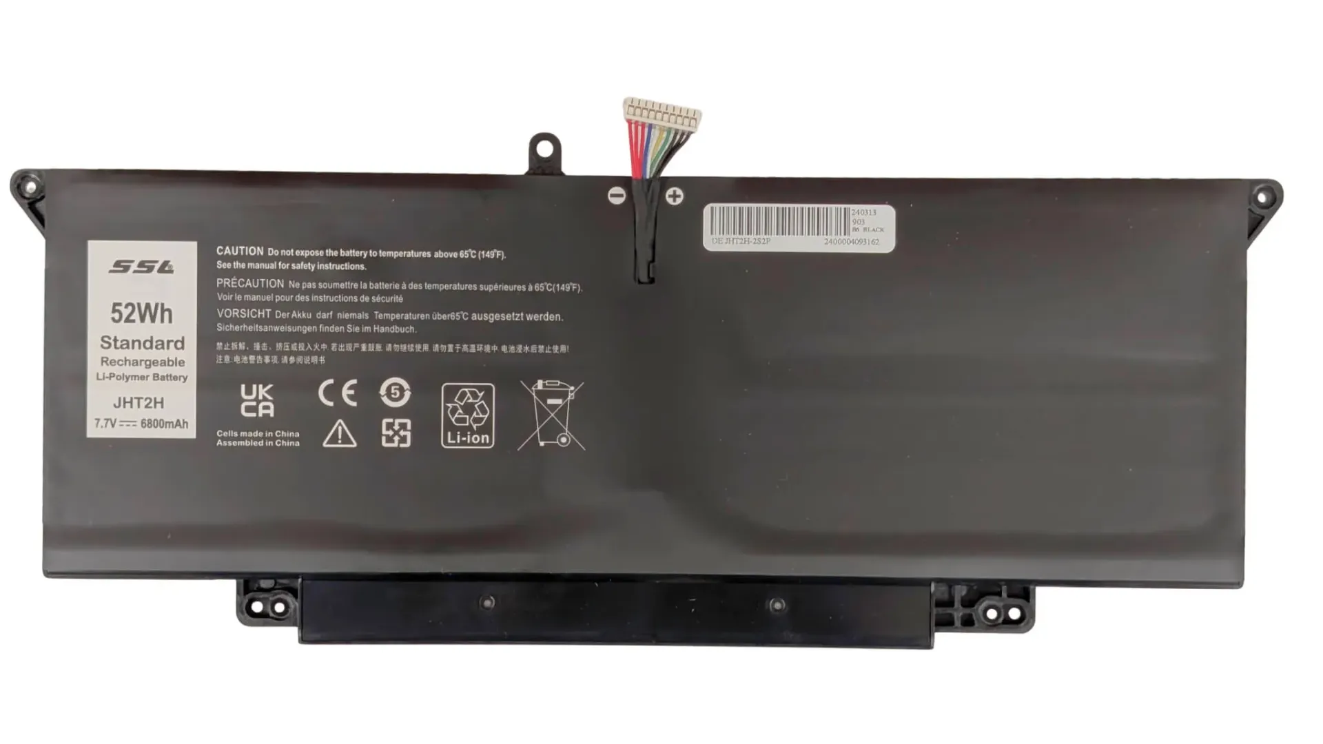 Latitude 7410 7310, 7.7V, 52Wh, JHT2H