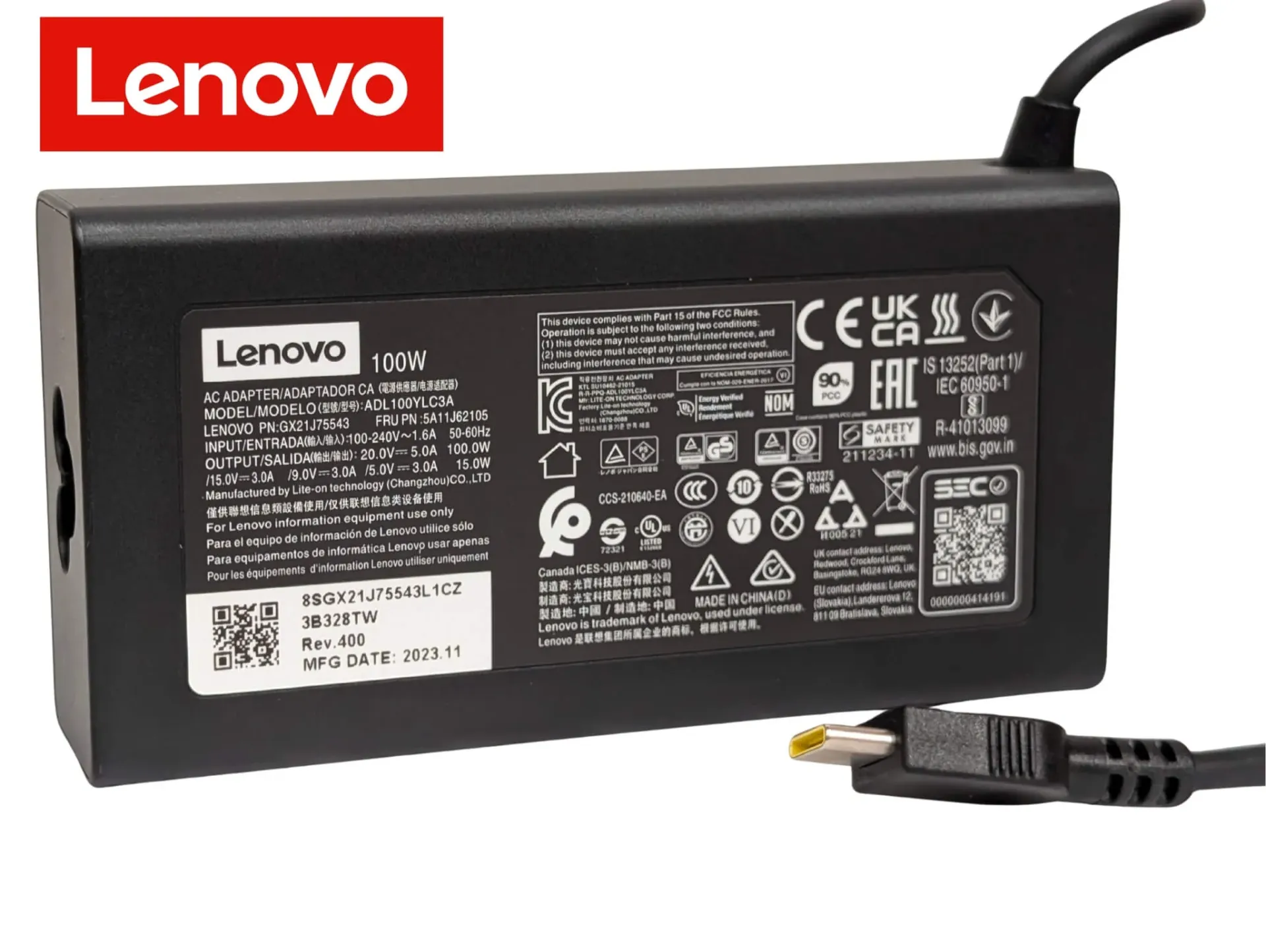 [CL9C] Lenovo 90W USB-C, PD, Original