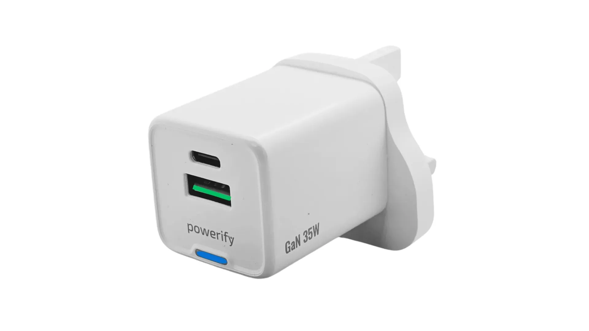 [ADP35PD] Powerify 35W USB C+A, UK, White