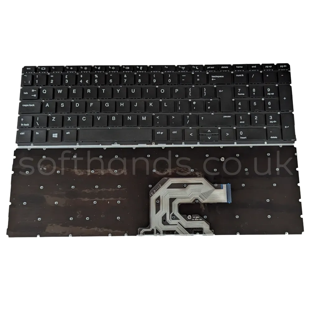 HP ProBook 450 G6 450 G7 UK Keyboard