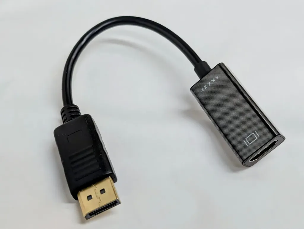 [DP/HDMI] DisplayPort to HDMI Adapter, Black