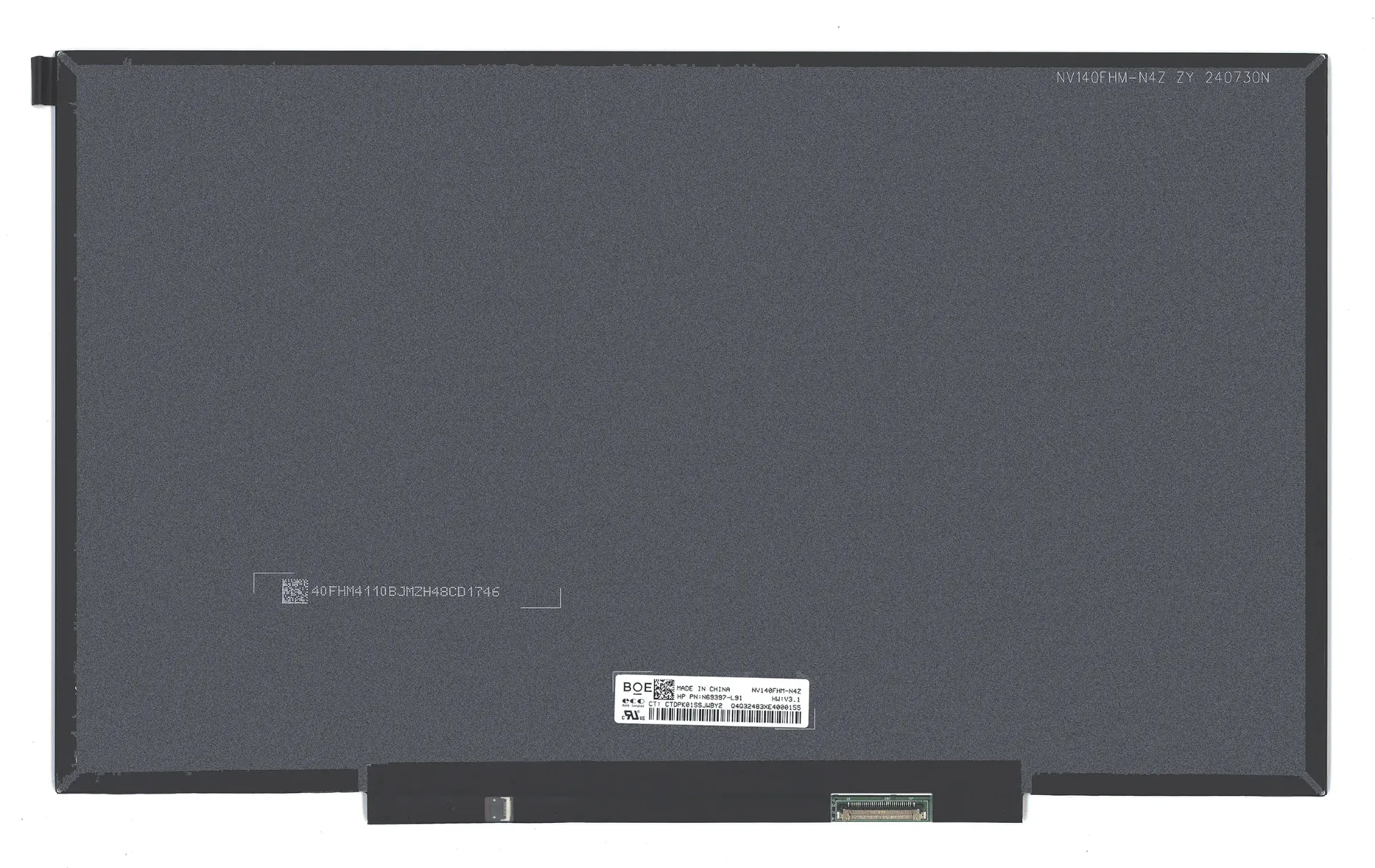 BOE NV140FHM-N4Z, 14", IPS, FHD, 45% NTSC