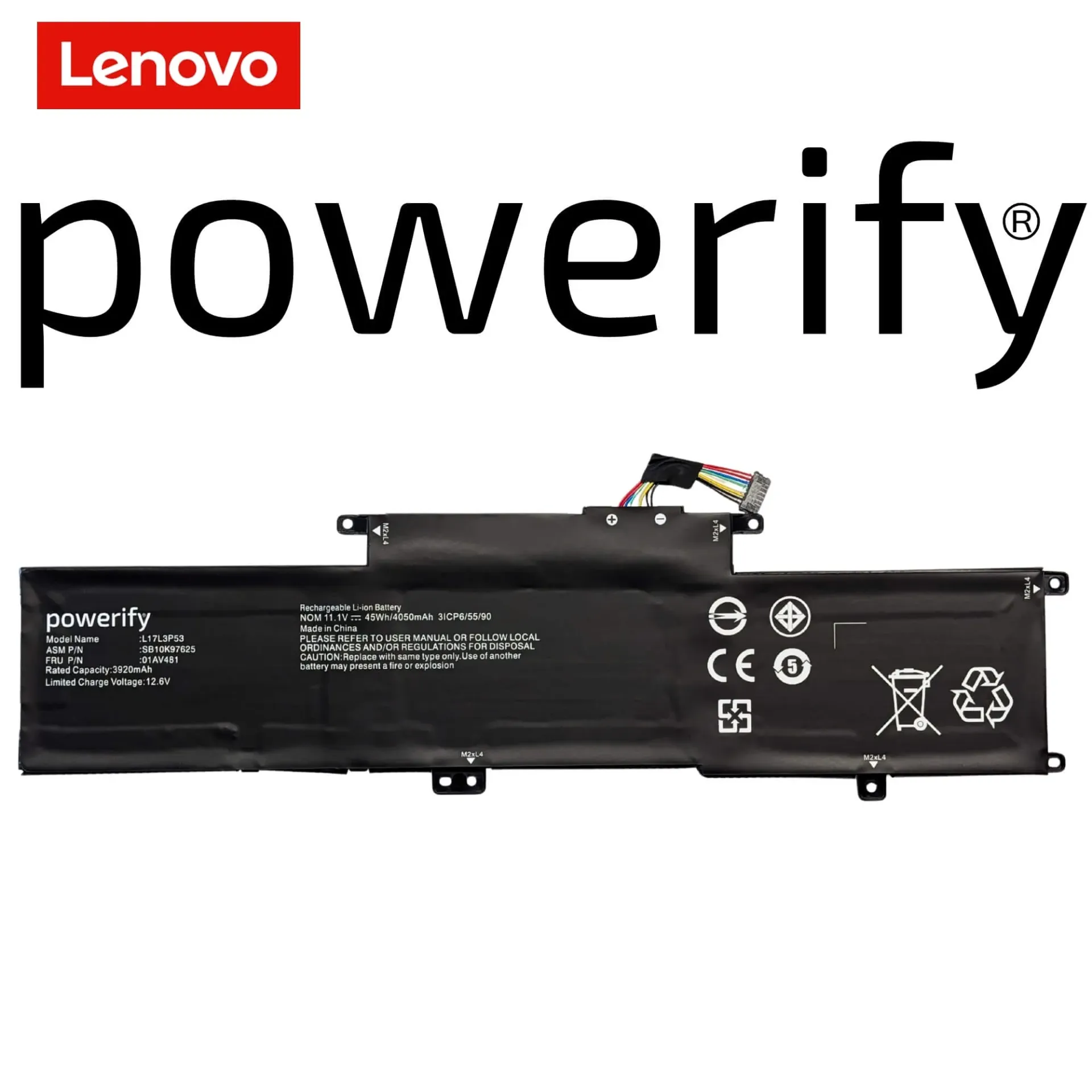 ThinkPad L390 Yoga L390, 11.1V 45Wh, 01AV481